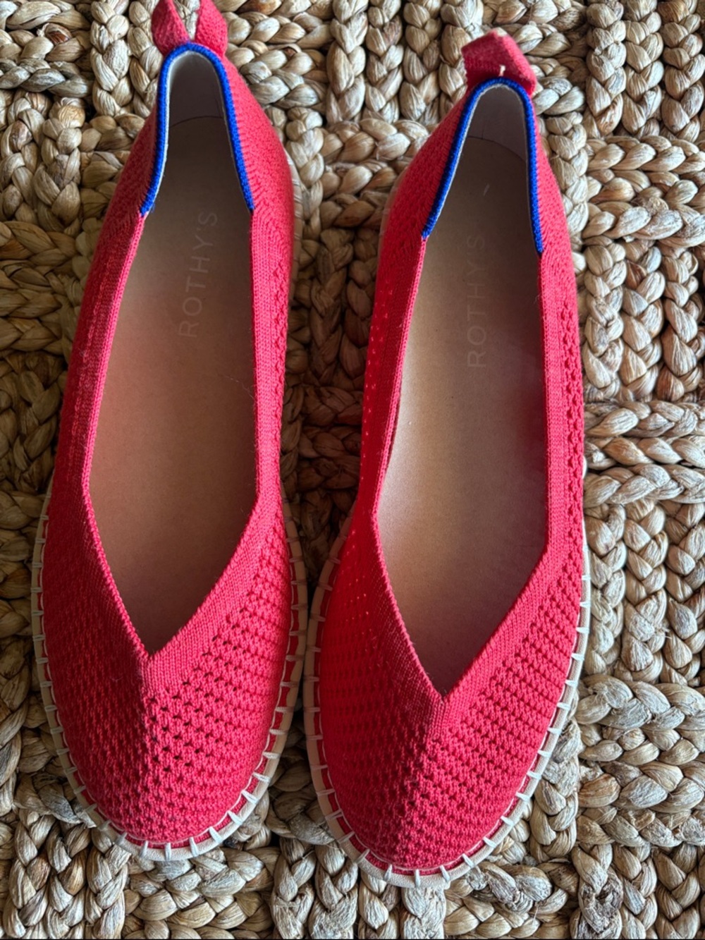 Rothy' “Red Hot” Espadrille-size 8
